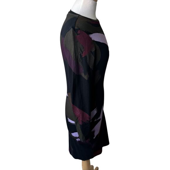 Ted Baker Lauryy Sapphire Abstract Print Bodycon Dress Ted Size 3 (UK 12/US 8) - Picture 5 of 11